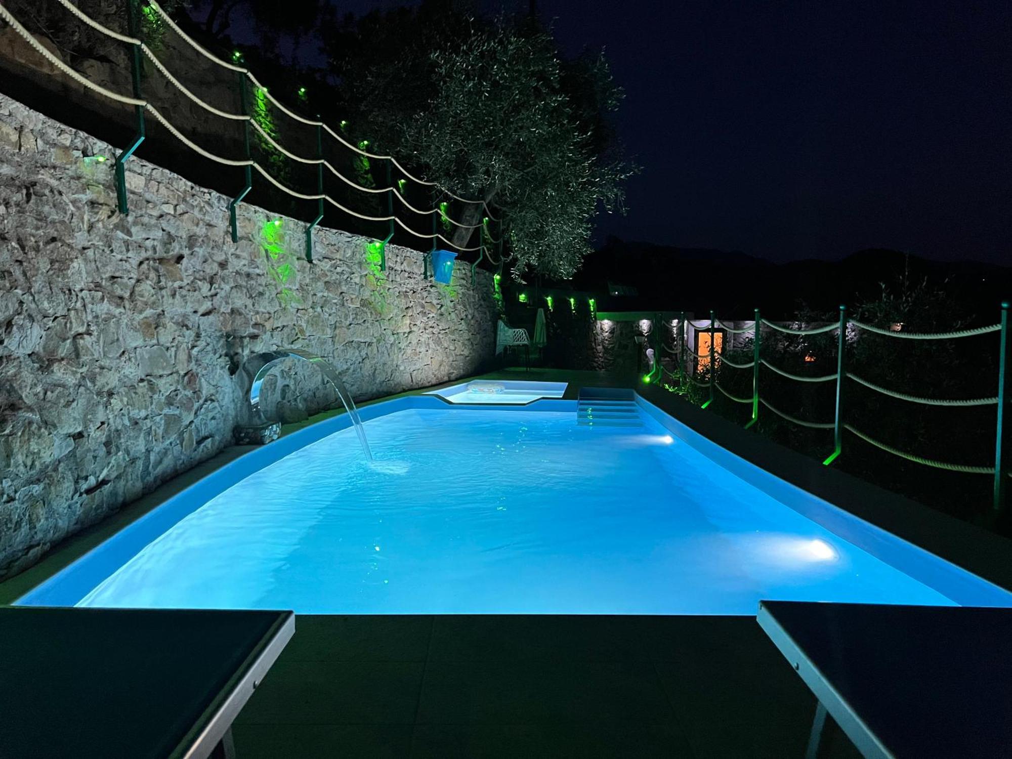 Villa Di Campagna Con Vista Mare 5 Camere Da Letto Pampara Ngoại thất bức ảnh