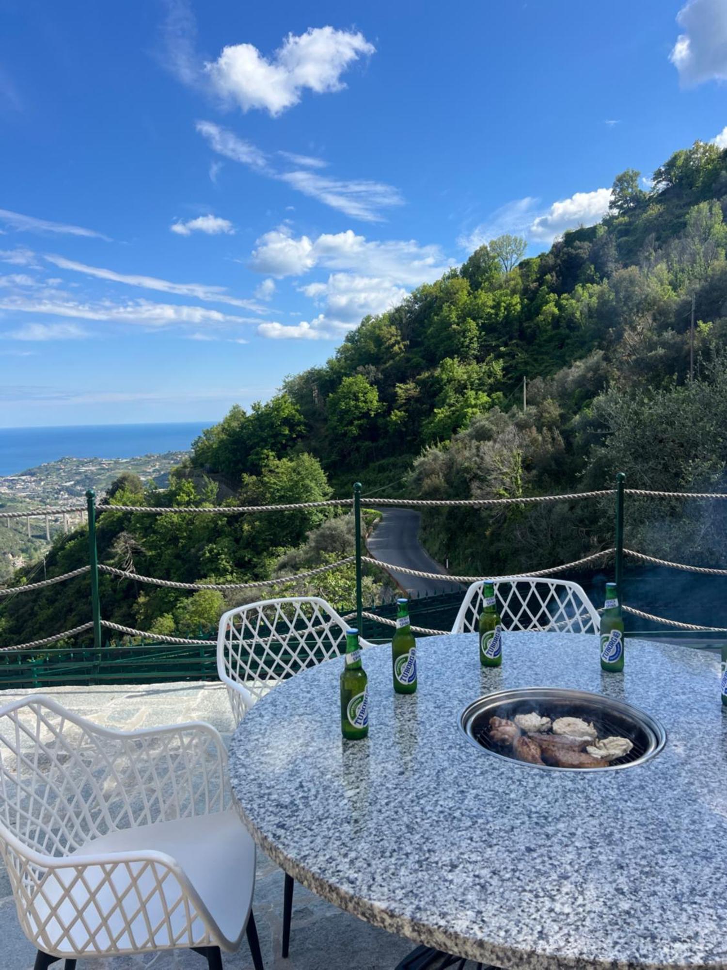 Villa Di Campagna Con Vista Mare 5 Camere Da Letto Pampara Ngoại thất bức ảnh